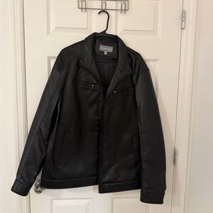 Michael Kors Men's Black Leather Jacket